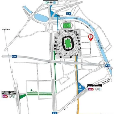 Pres Du Stade De France + Parking Gratuit * Saint-Denis (Seine-Saint-Denis)